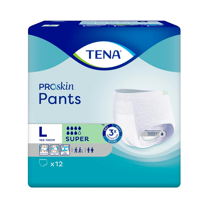 Tena Pants Super Talla l 12 Uds