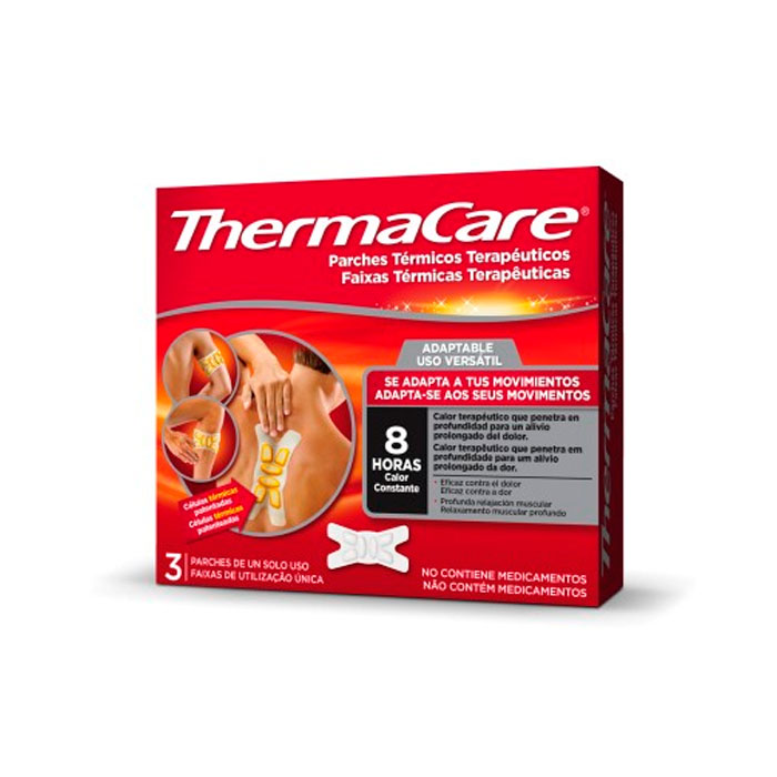 Comprar THERMACARE PARCHES TERMICOS ADAPTABLES 3 UNIDADES