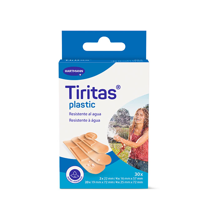Tiritas Plastic 4 Tamaños Surtidos 30 Unidades