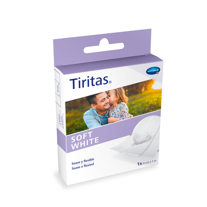 Tiritas Soft White 8cmx1m Rollo