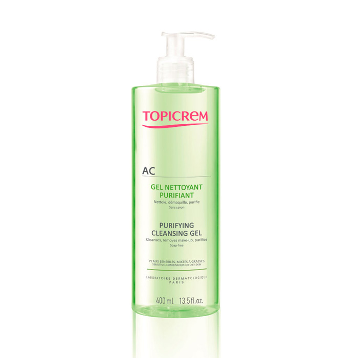 Topicrem Ac Gel Limpiador Purificante 400ml