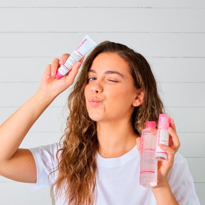 Topicrem Hydra+ Crema con Color Iluminadora Medium Spf50 40ml