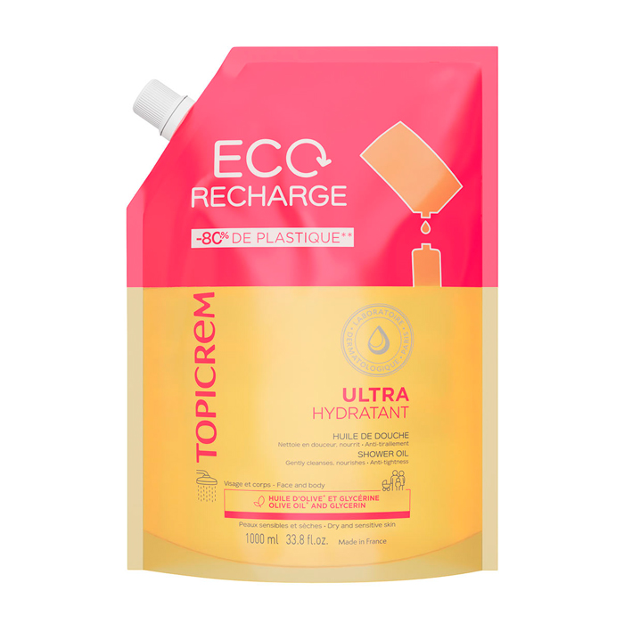 Topicrem Ultra Hidratante Aceite de Ducha Eco-recarga 1000ml