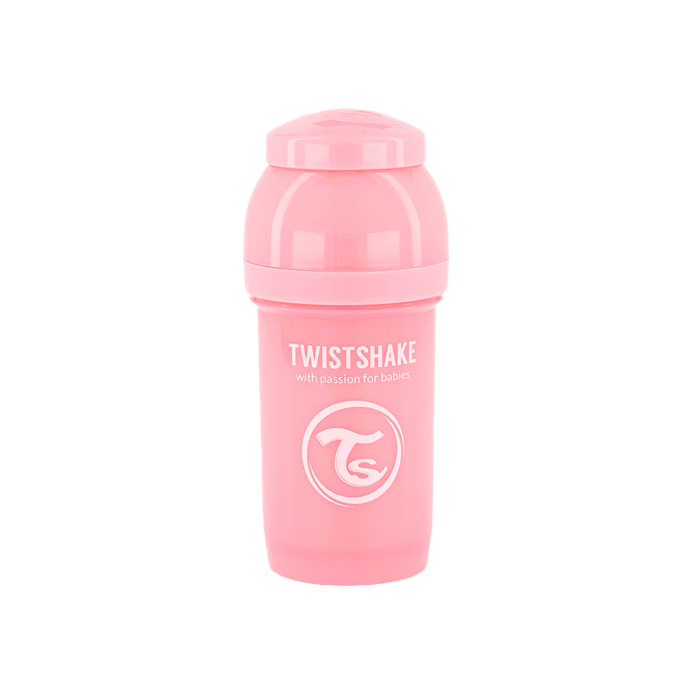 Twistshake Biberón Anticólicos Rosa 180ml