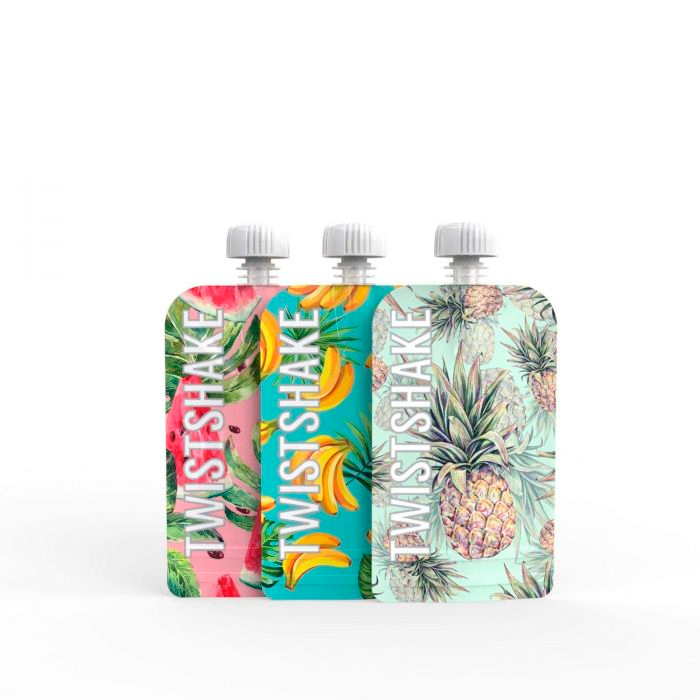 Twistshake Pack 3 Bolsas Exprimibles Para Comida 220ml