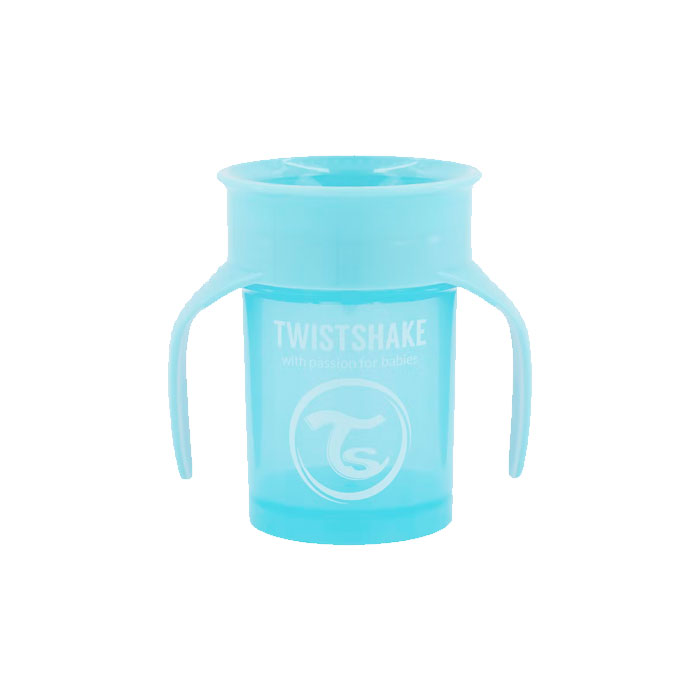 Twistshake Vaso 360 Azul 6+m 230ml