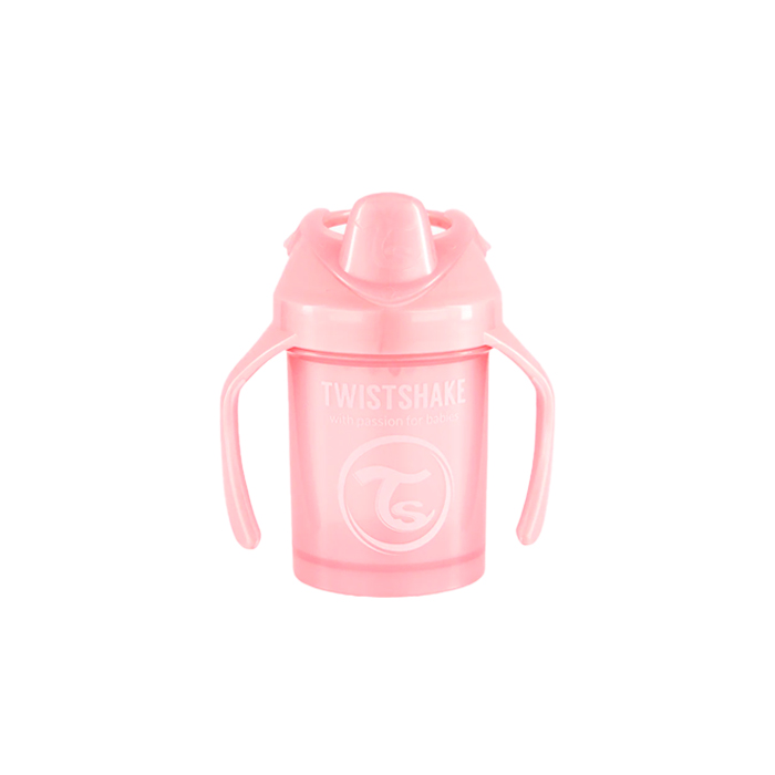 Twistshake Vaso con Boquilla Rosa +4m 230ml