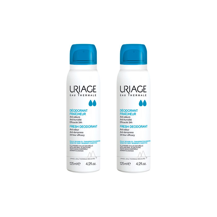 Uriage Desodorante Refrescante Duplo 125ml + 125ml