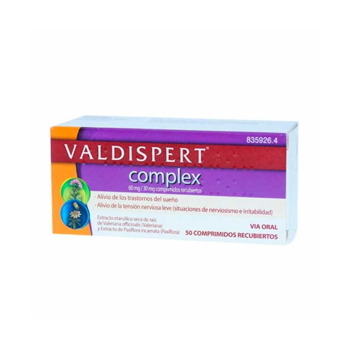 Valdispert Complex 60 mg/30 mg 50 Comprimidos Recubiertos