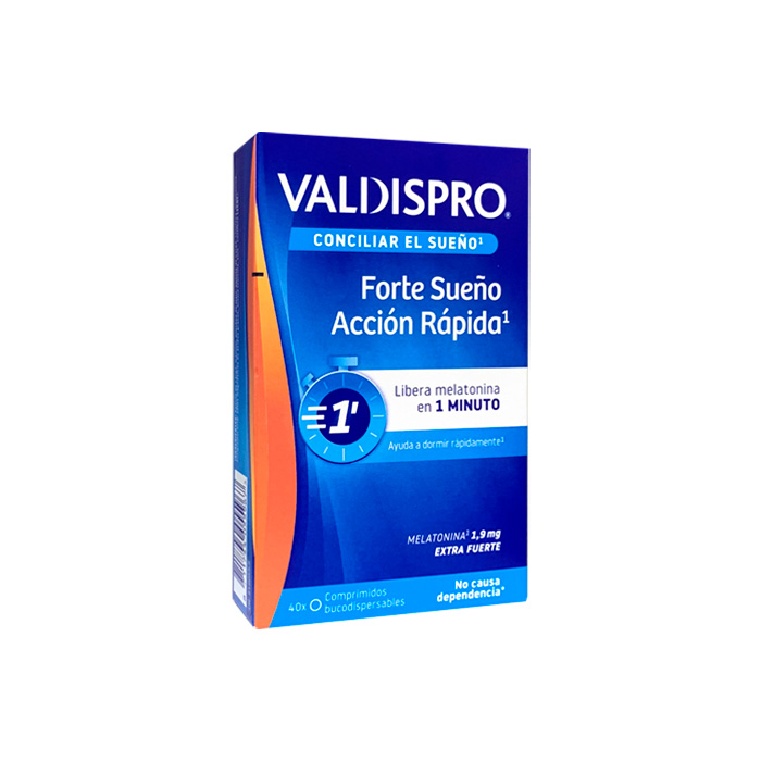 Valdispro Forte Sueño Acción Rápida 40 Comprimidos