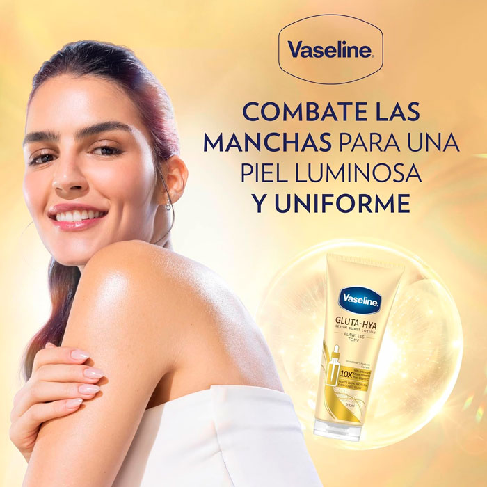Vaseline Gluta-hya Loción Sérum Corporal Flawes Tone 200ml
