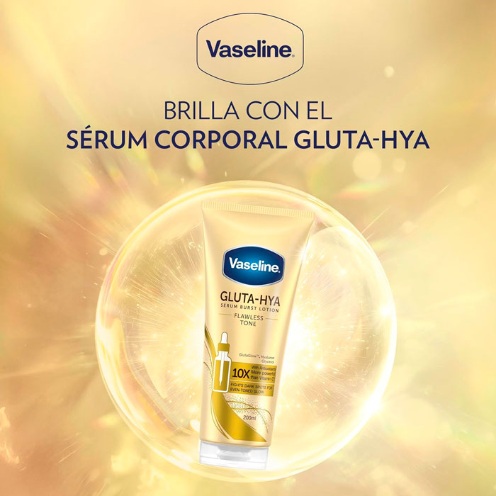 Vaseline Gluta-hya Loción Sérum Corporal Flawes Tone 200ml