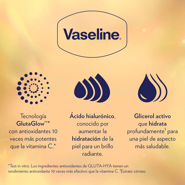 Vaseline Gluta-hya Loción Sérum Corporal Flawes Tone 200ml