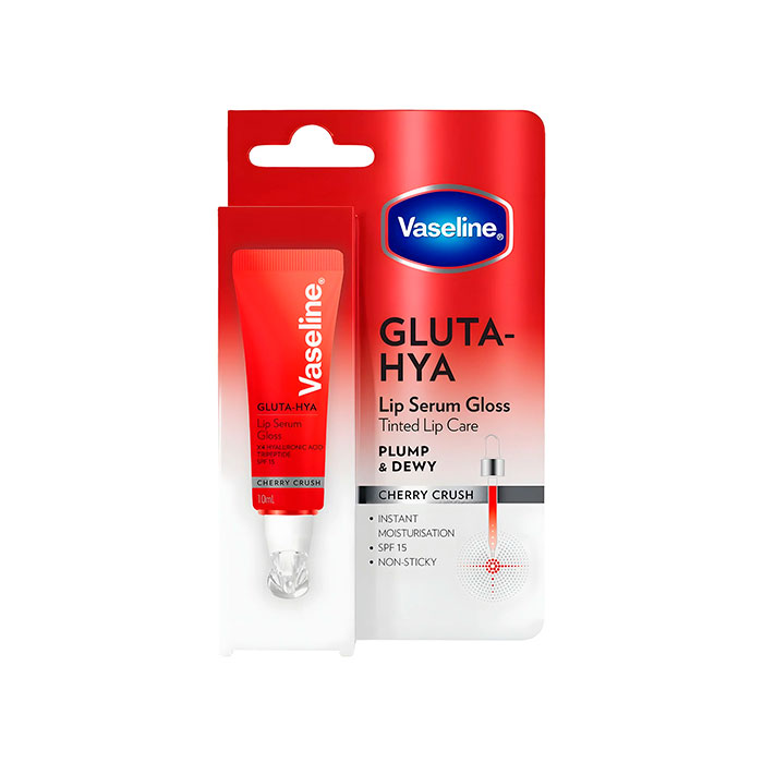 Vaseline Gluta-hya Sérum Bálsamo Labial Cherry Crush 10ml