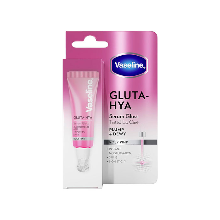 Vaseline Gluta-hya Sérum Bálsamo Labial Rosy Pink 10ml