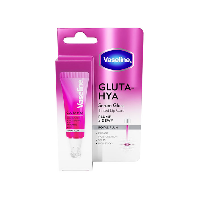 Vaseline Gluta-hya Sérum Bálsamo Labial Royal Plum 10ml