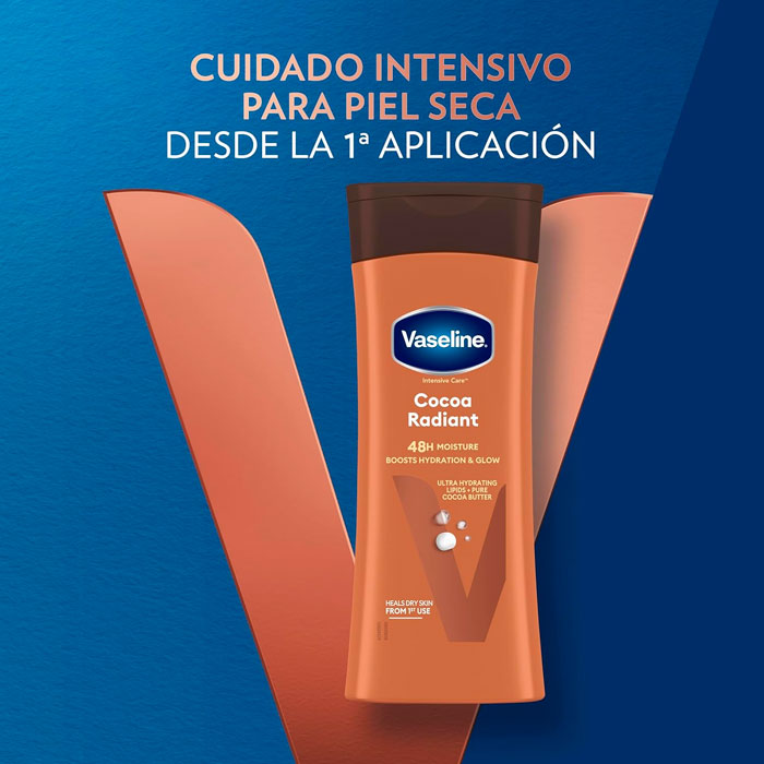 Vaseline Intensive Care Cocoa Radiant Loción Corporal Hidratante 400ml