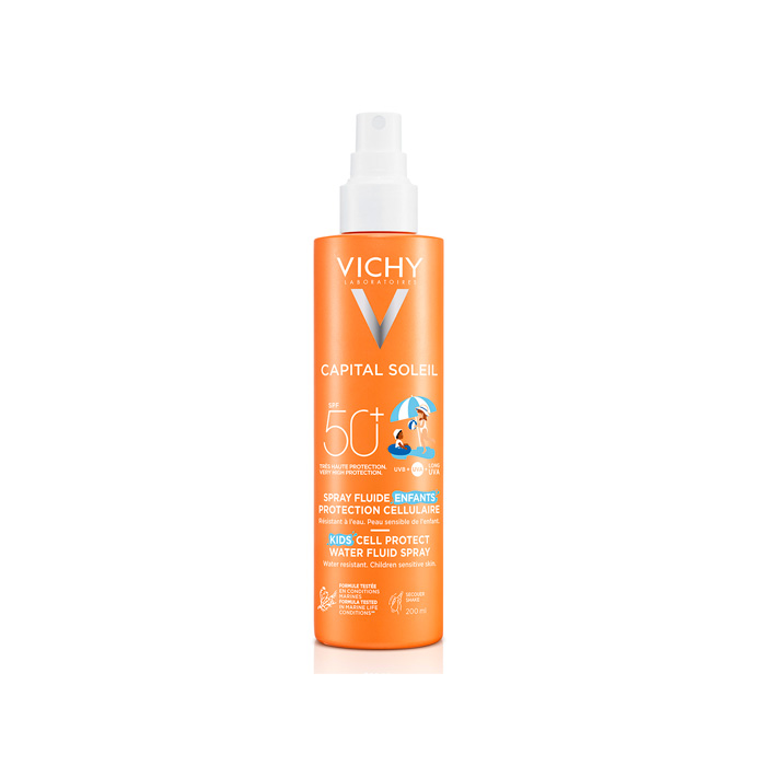 Vichy Capital Soleil Cell Protect Water Fluid Spray Niños Spf50+ 200ml