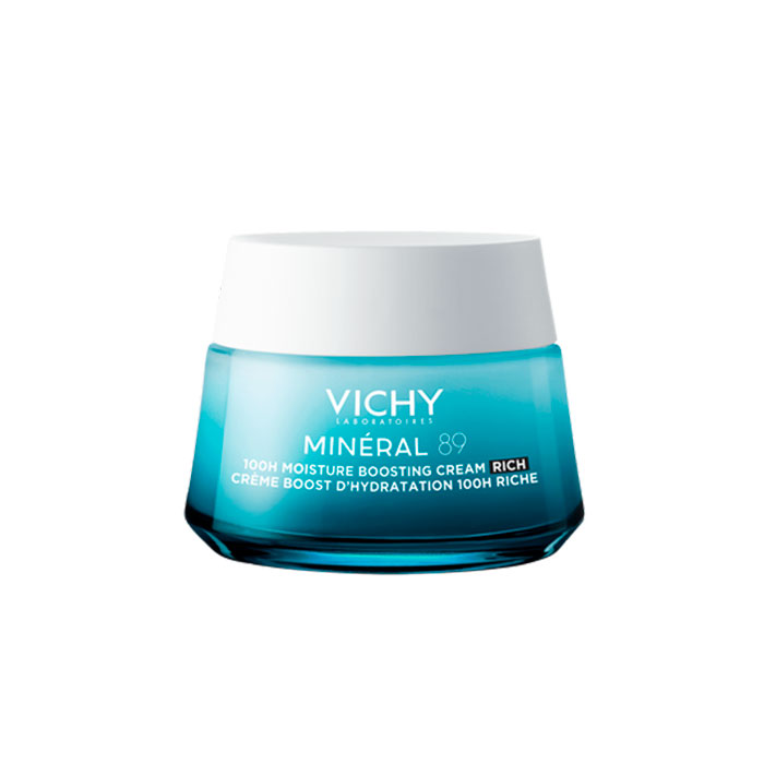 Vichy Minéral 89 Crema Boost Hidratación 100h Textura Rica 50ml