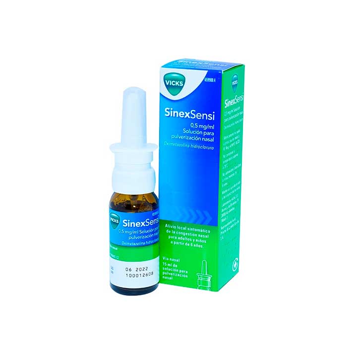Vicks Sinexsensi 0,5mg/ml Solucion Para Pulverizacion Nasal 15ml