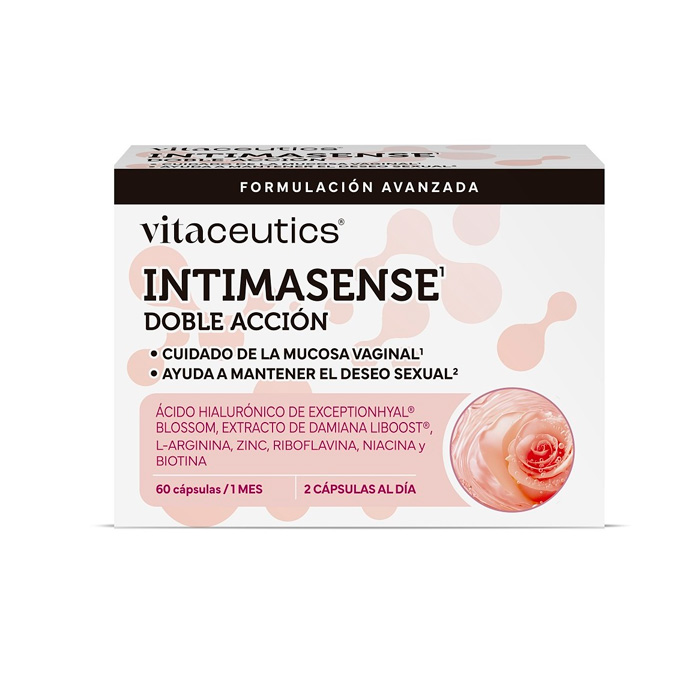Vitaceutics Intimasense Doble Acción 60 Cápsulas