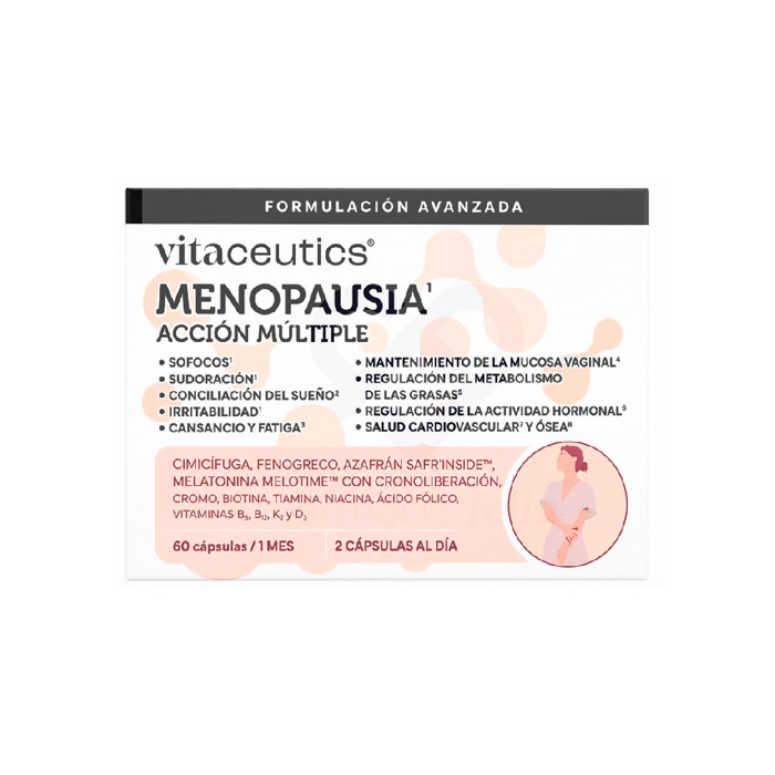 Vitaceutics Menopausia Acción Múltiple 60 Cápsulas