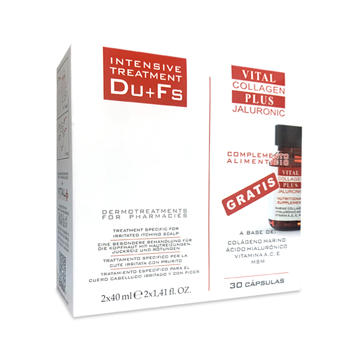 Vital Plus Active Du 40ml + Fs 40ml + Vital Collagen Plus Jaluronic 30 Cápsulas