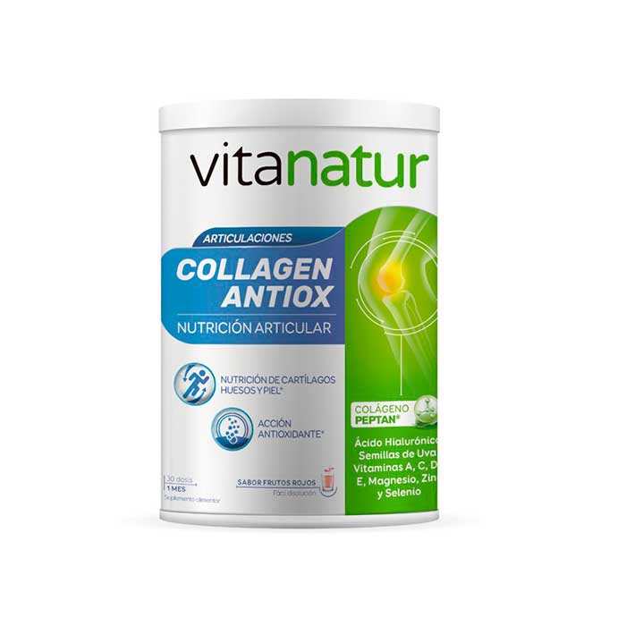 Vitanatur Collagen Antiox Sabor Frutos Rojos 360g