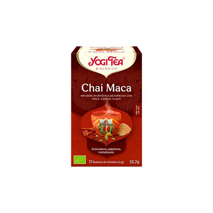 Yogi Tea Chai Maca 17 Bolsitas de Infusión