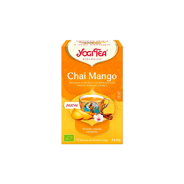 Yogi Tea Chai Mango 17 Bolsitas de Infusión
