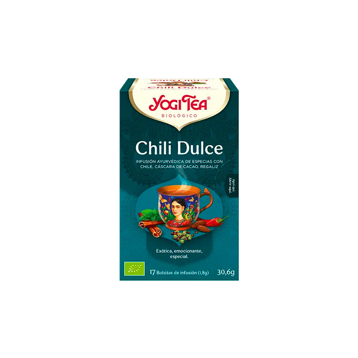 Yogi Tea Chili Dulce 17 Bolsitas de Infusión