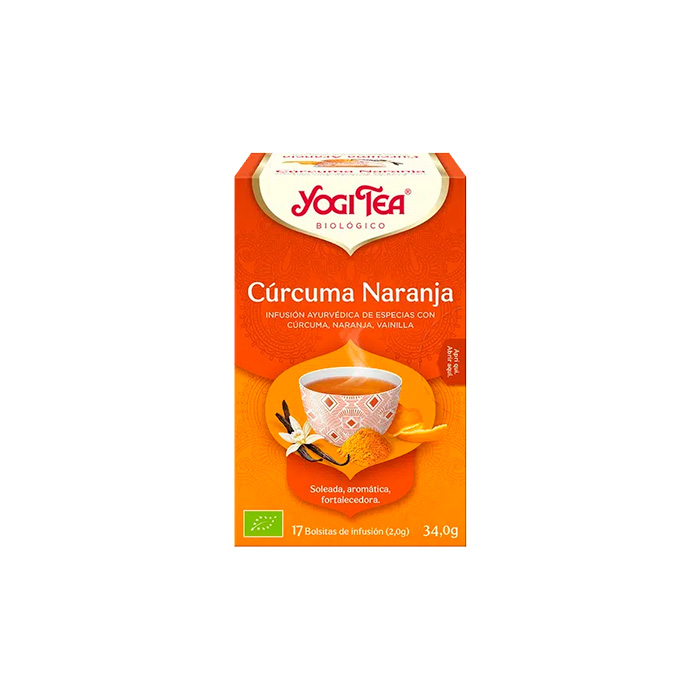 Yogi Tea Cúrcuma Naranja 17 Bolsitas de Infusión