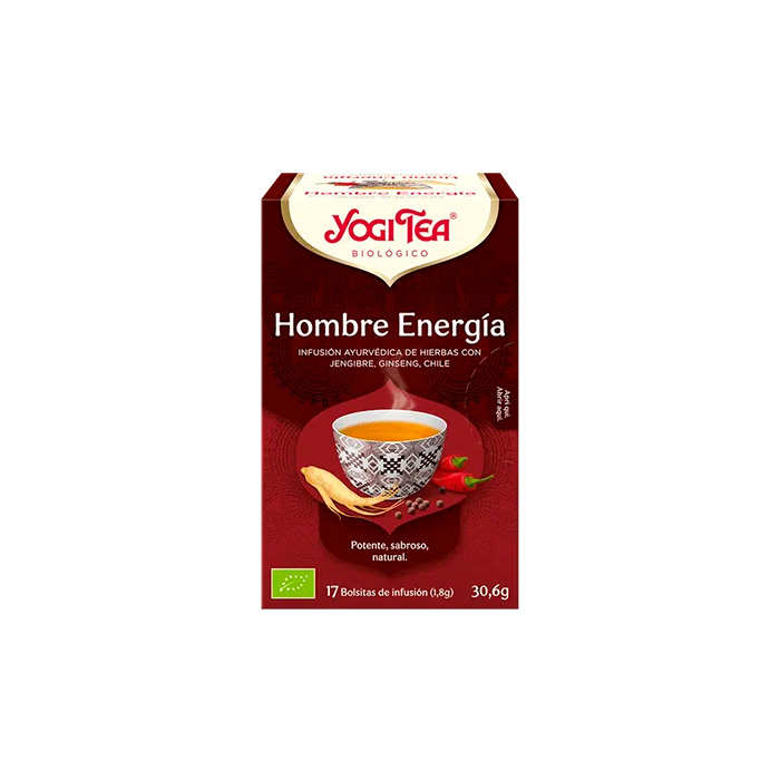 Yogi Tea Hombre Energía 17 Bolsitas de Infusión