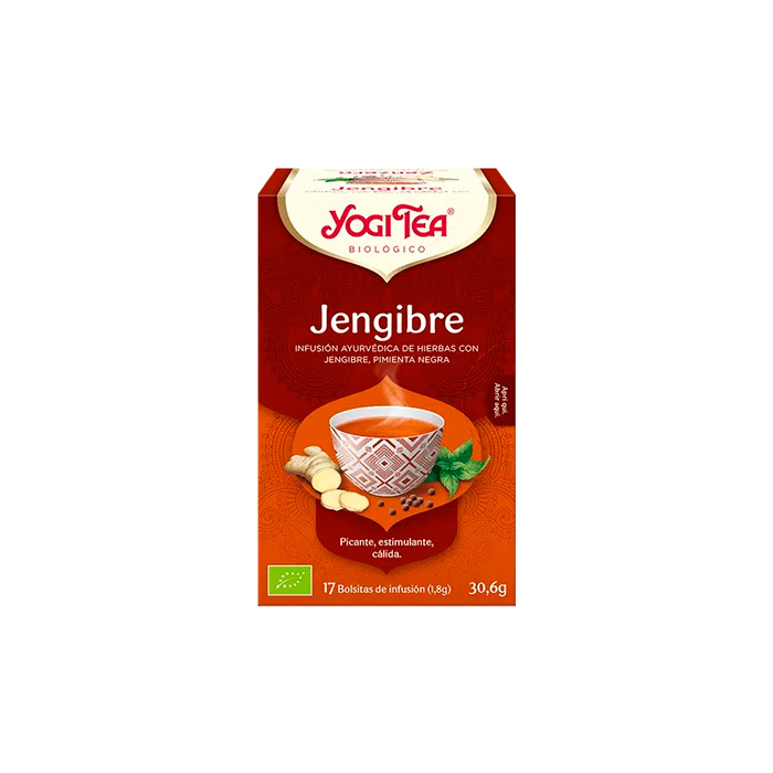 Yogi Tea Jengibre 17 Bolsitas de Infusión