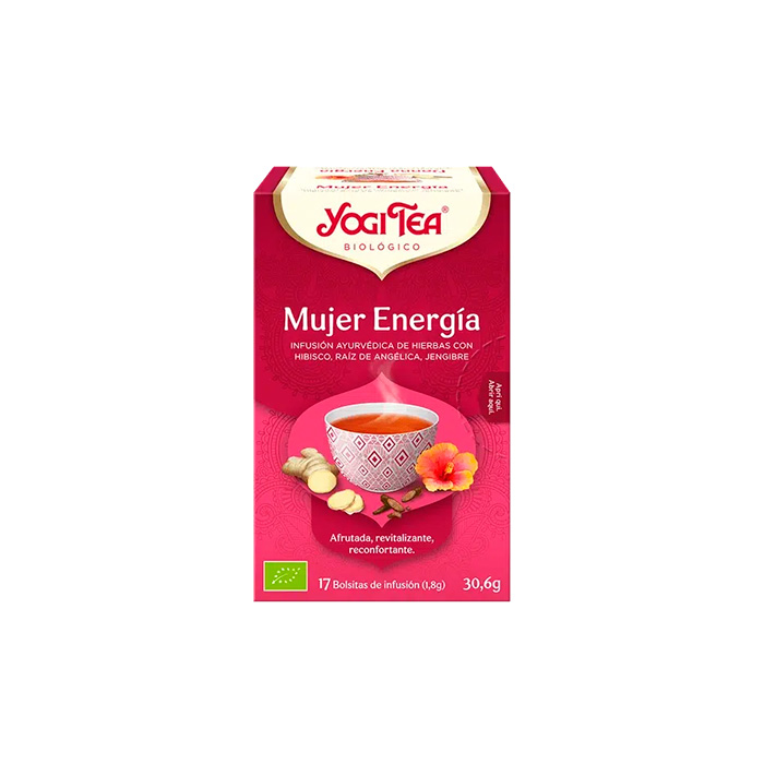 Yogi Tea Mujer Energía 17 Bolsitas de Infusión