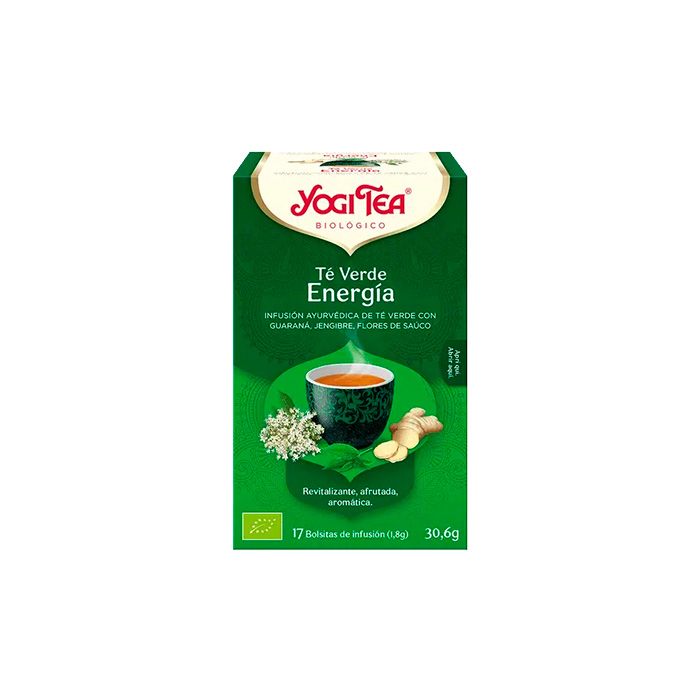 Yogi Tea Té Verde Energía 17 Bolsitas de Infusión