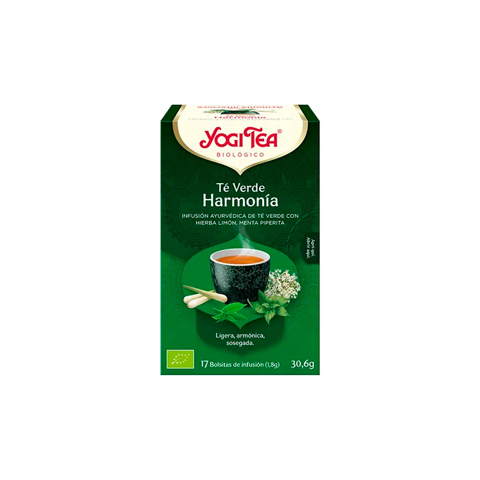 Yogi Tea Té Verde Harmonía 17 Bolsitas de Infusión 