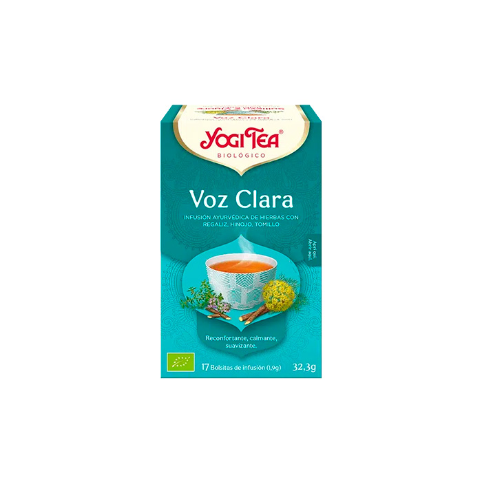 Yogi Tea Voz Clara 17 Bolsitas de Infusión