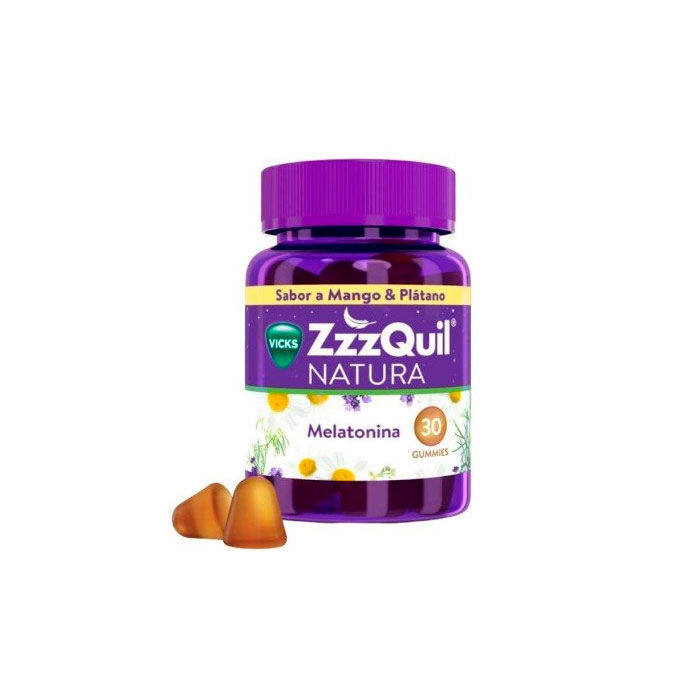 Zzzquil Natura 30 Gominolas Sabor Mango y Plátano