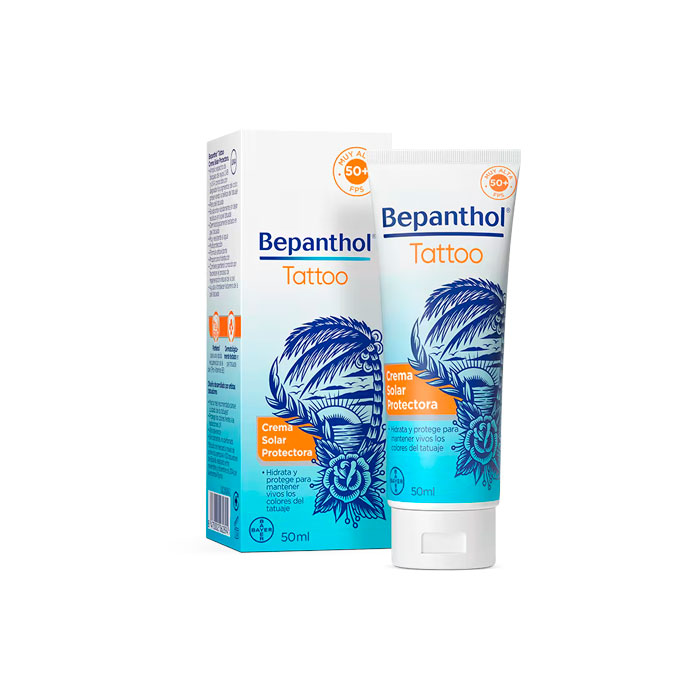 Comprar Bepanthol Tattoo Crema Solar Protectora Spf50+ 50ml