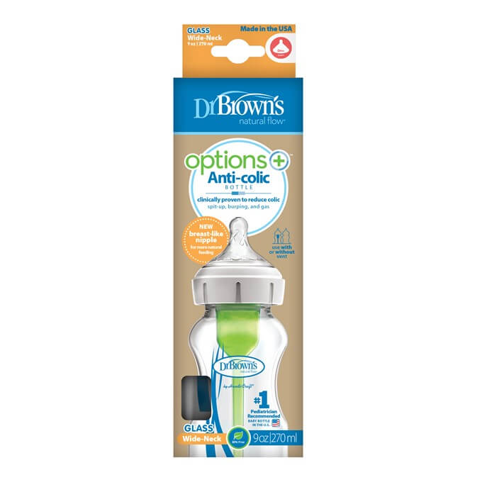 Comprar Dr Brown´s Biberon Anticolico Options Plus Cristal 270 ml