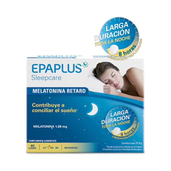 Comprar Epaplus Sleepcare Melatonina Retard 60 Comprimidos