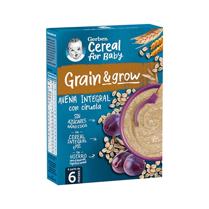 Comprar Gerber Papilla Avena y Ciruelas 250g