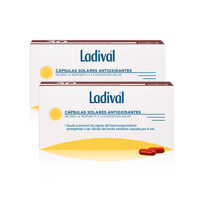  Ladival Capsulas Solares Antioxidantes Duplo 30+30 Unidades