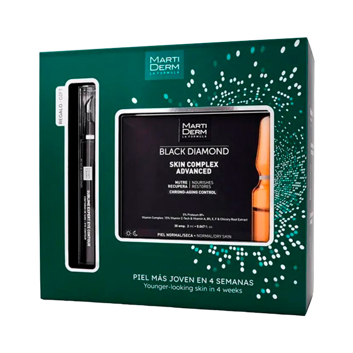 Comprar Martiderm Black Diamond Pack Skin Complex Advanced 30 Ampollas + Sublime Expert Contorno de Ojos 15ml