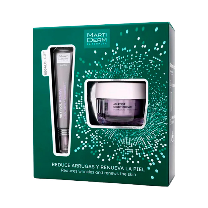 Comprar Martiderm Pack Amatist Night Cream 50ml + Shots Retinol Renew 20ml