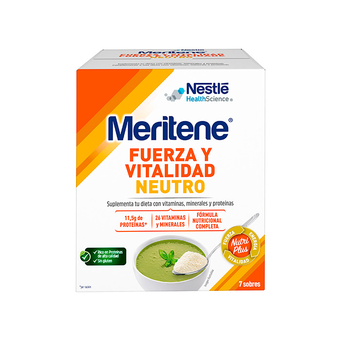 Comprar Meritene Fuerza y Vitalidad Neutro 7 Sobres