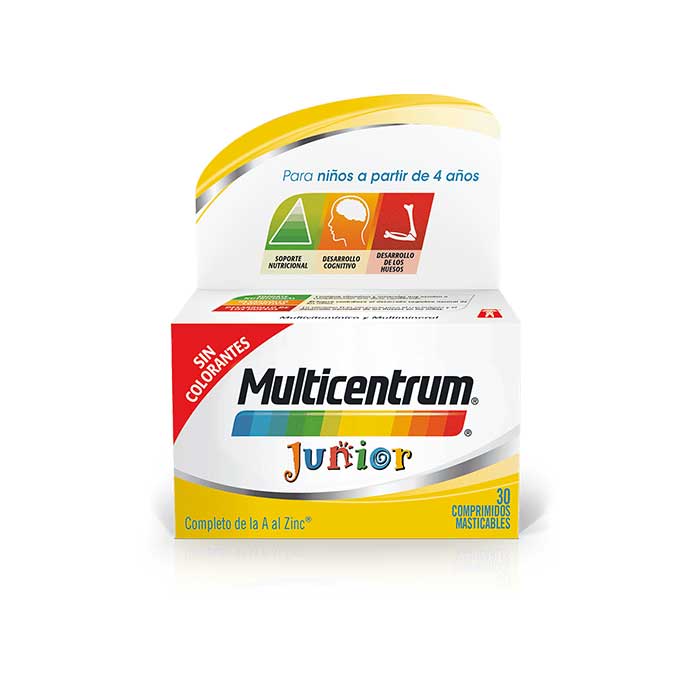 Comprar Multicentrum Junior 30 Comprimidos Masticables