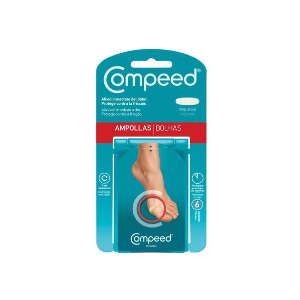 Compeed Tiras Ampollas Pequeño 6 Uds