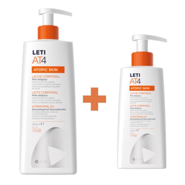 Leti At4 Leche Corporal 500 ml + Leche Corporal 250 ml